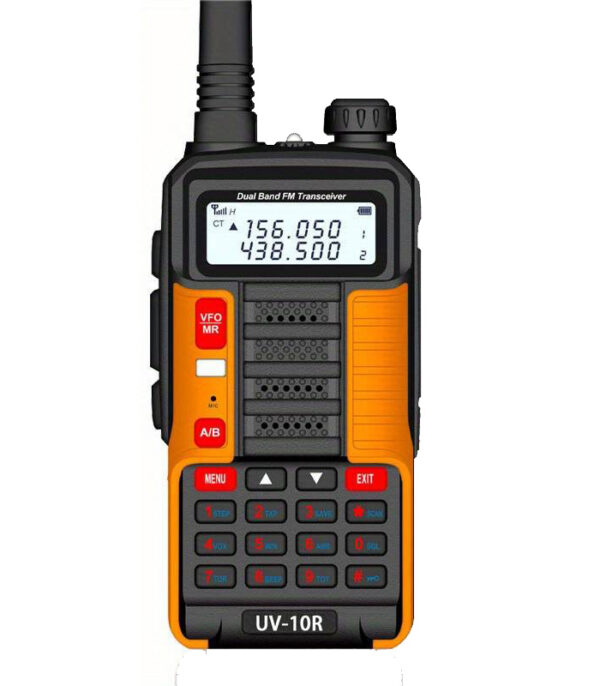 Professionel Walkie Talkie 10W 128 kanaler Dual Band