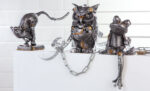 Steampunk Ugle med Ur - Billede 2