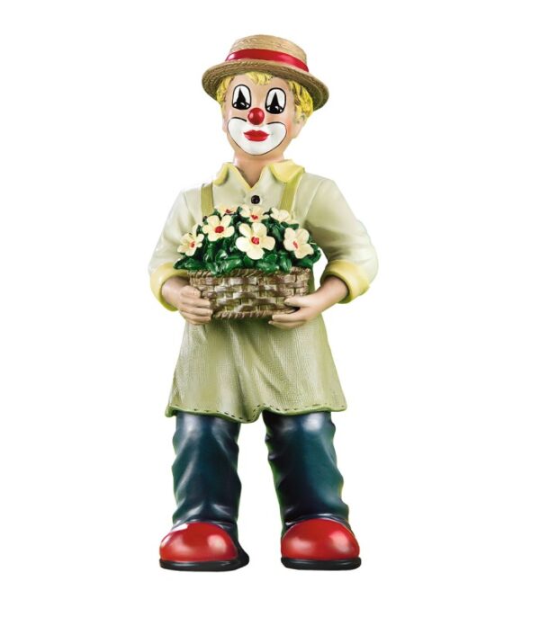 kvinde klovn gave til gartner eller gave til hende i haven som elsker blomster