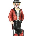Gave til Elegant og Klog Gentleman håndmalet klovnefigur