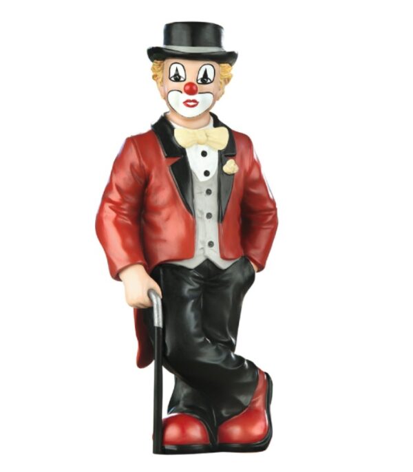 Gave til Elegant og Klog Gentleman håndmalet klovnefigur