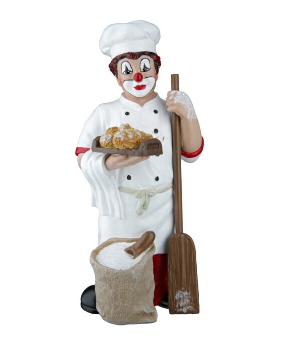 klovn bager med ovnfrisk brød gave til bager eller konditor