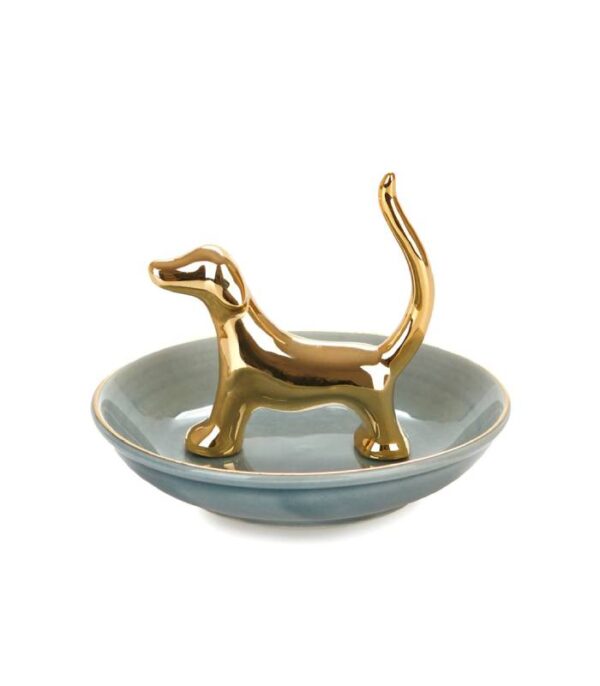 Ringholder Hund guld